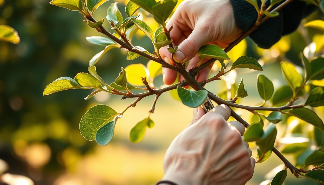 Cięcie jabłoni w drugim roku po posadzeniu