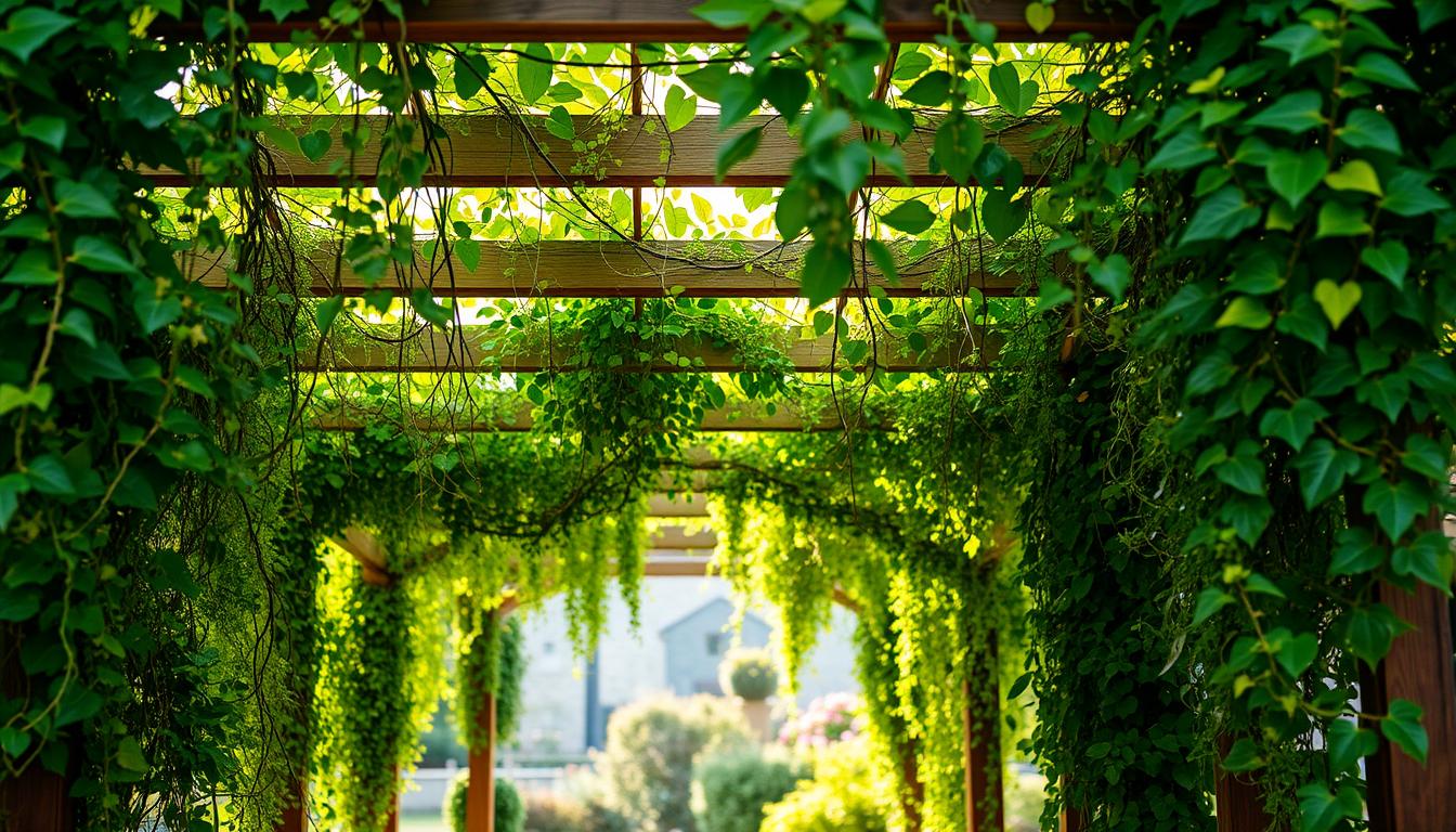 Co można posadzić przy pergoli